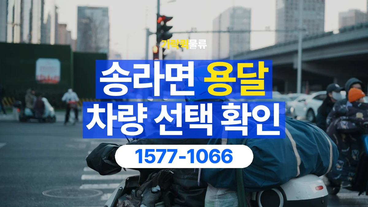 가락퀵물류 · 송라면 화물 용달 장척 자재 운송 차량 확인 항목