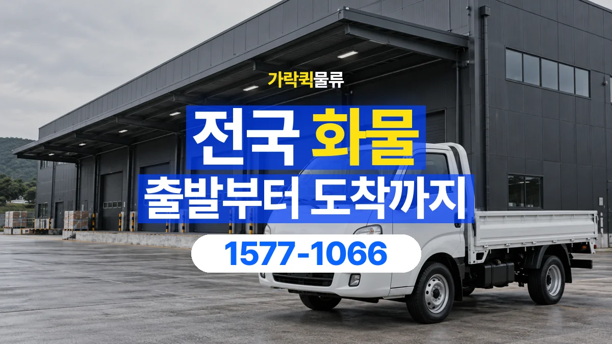 가락퀵물류 · [테스트] 전국 화물 운송, 출발지와 도착지부터 확인하세요 · 1577-1066