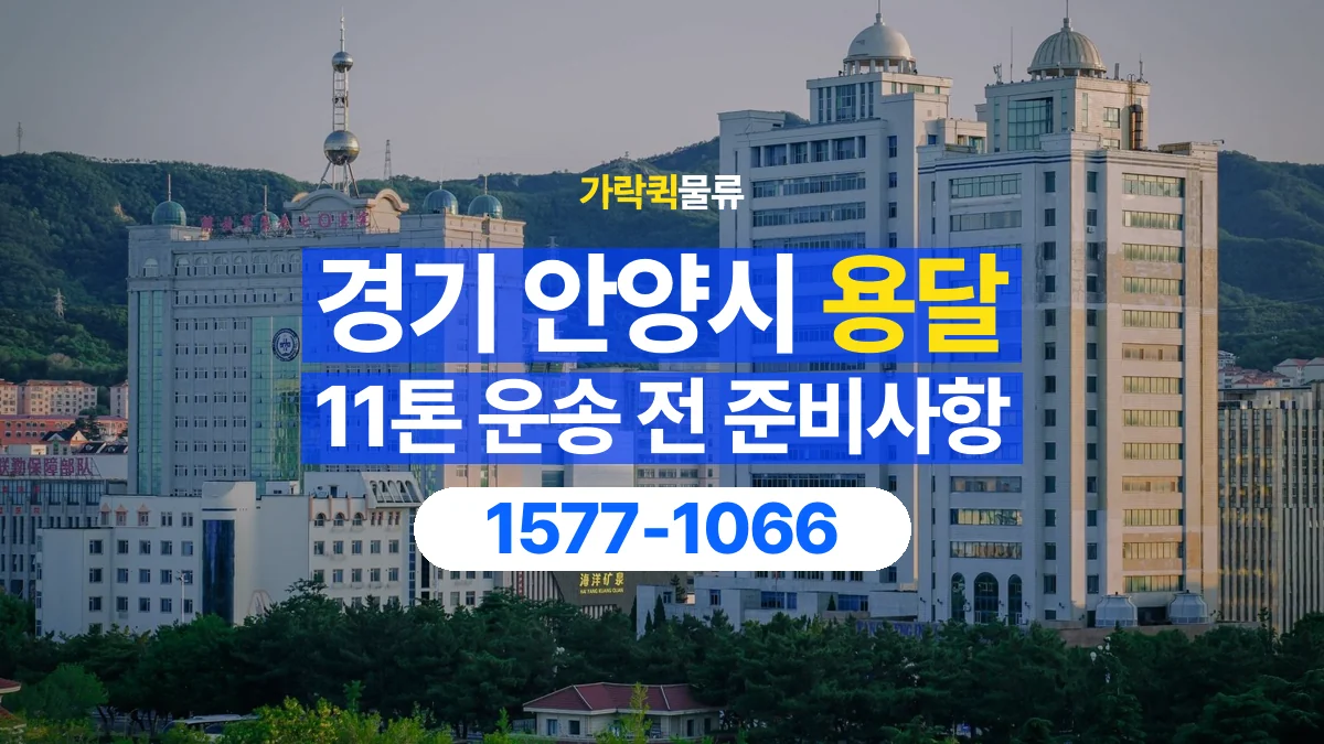 가락퀵물류 · 경기 안양시 11톤 화물 용달 리프트가 필요한 물건인지 확인하세요